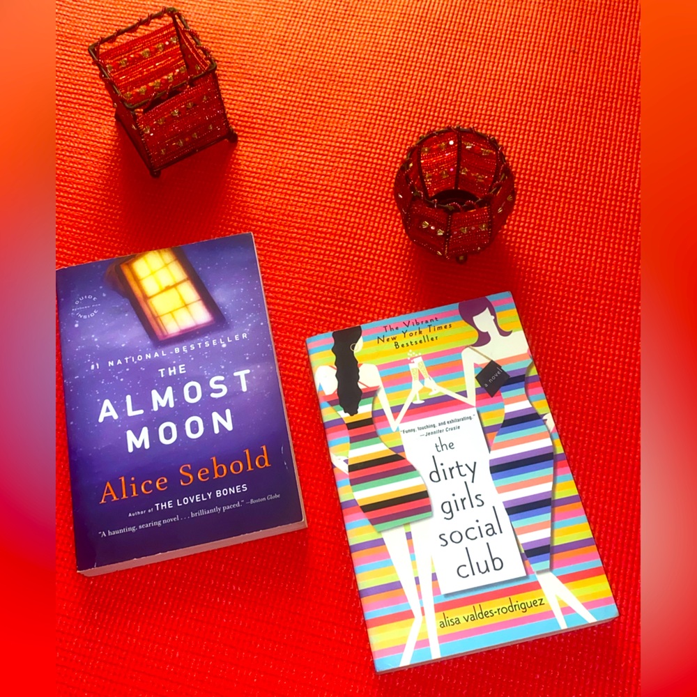 Bundle of 2 paperback book:
The Almost Moon & Dirty Girls Social Club